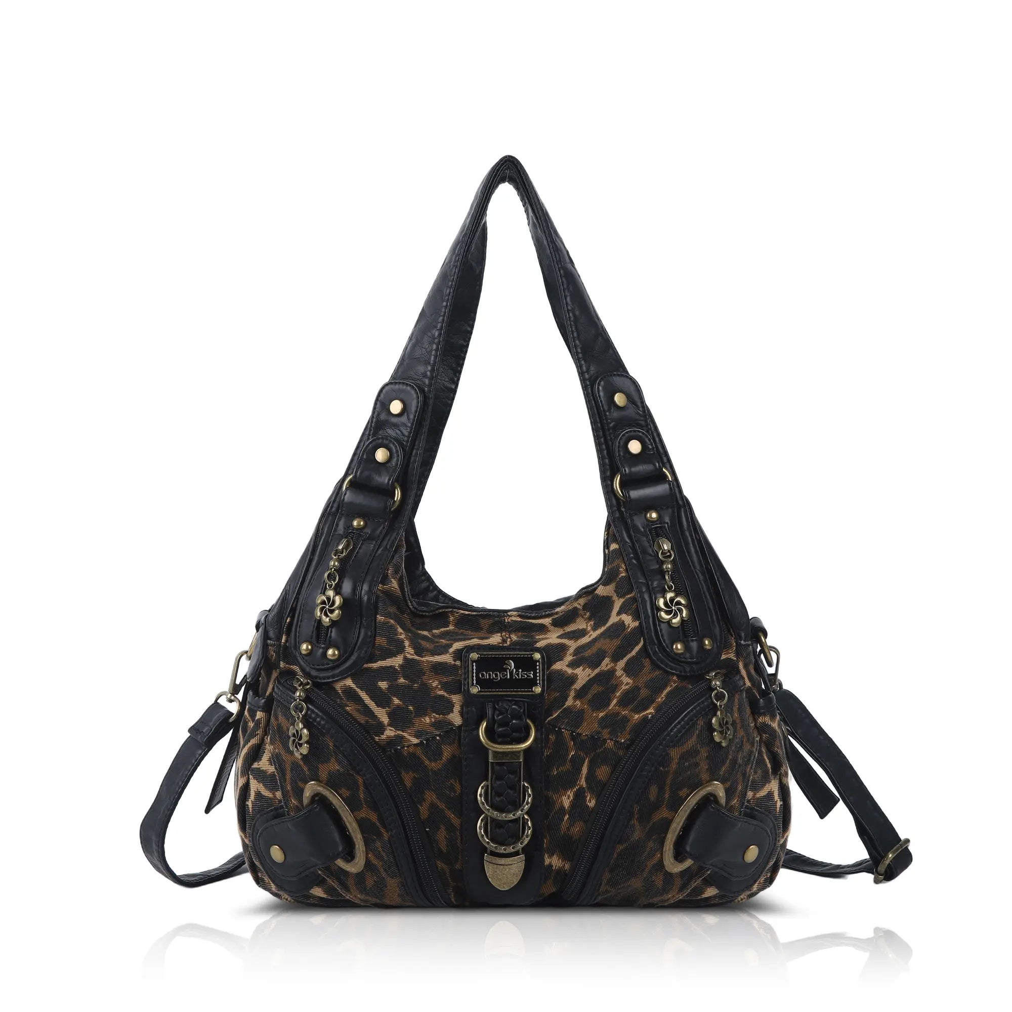 Vintage Studded Hobo Bag