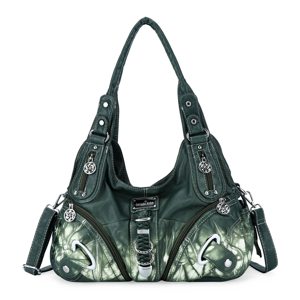 Vintage Studded Hobo Bag