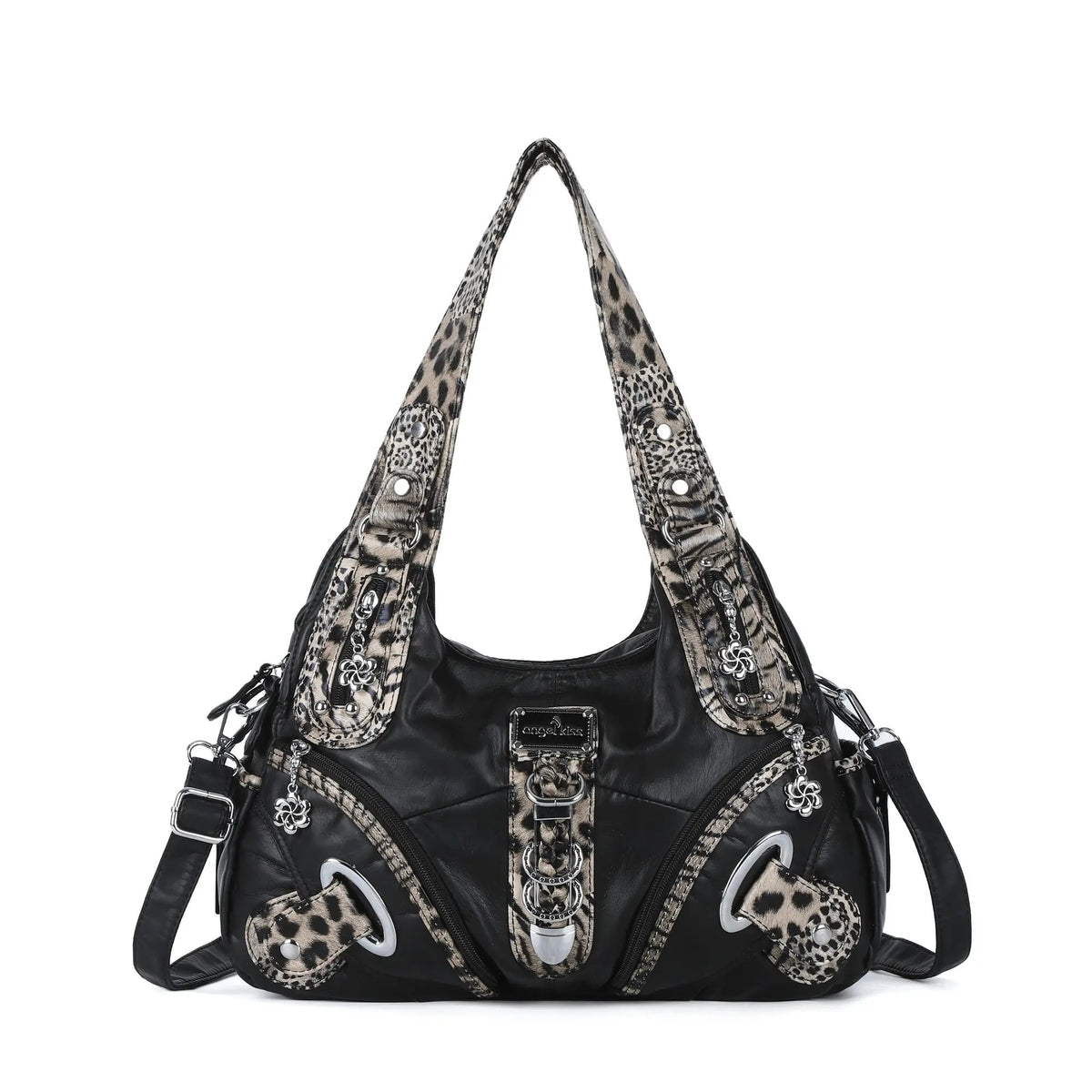 Vintage Studded Hobo Bag