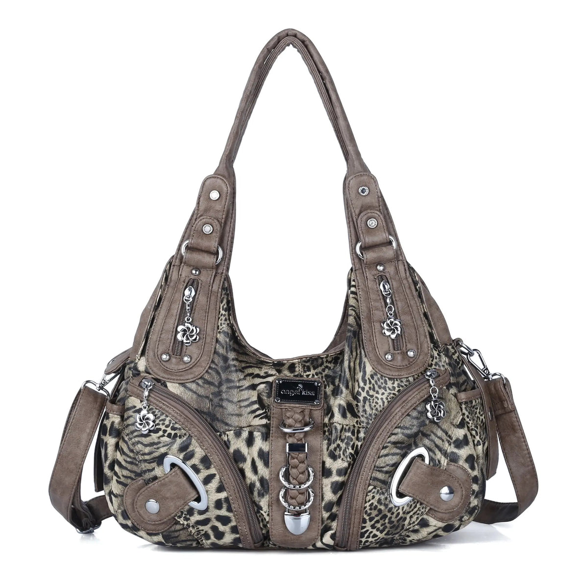 Vintage Studded Hobo Bag