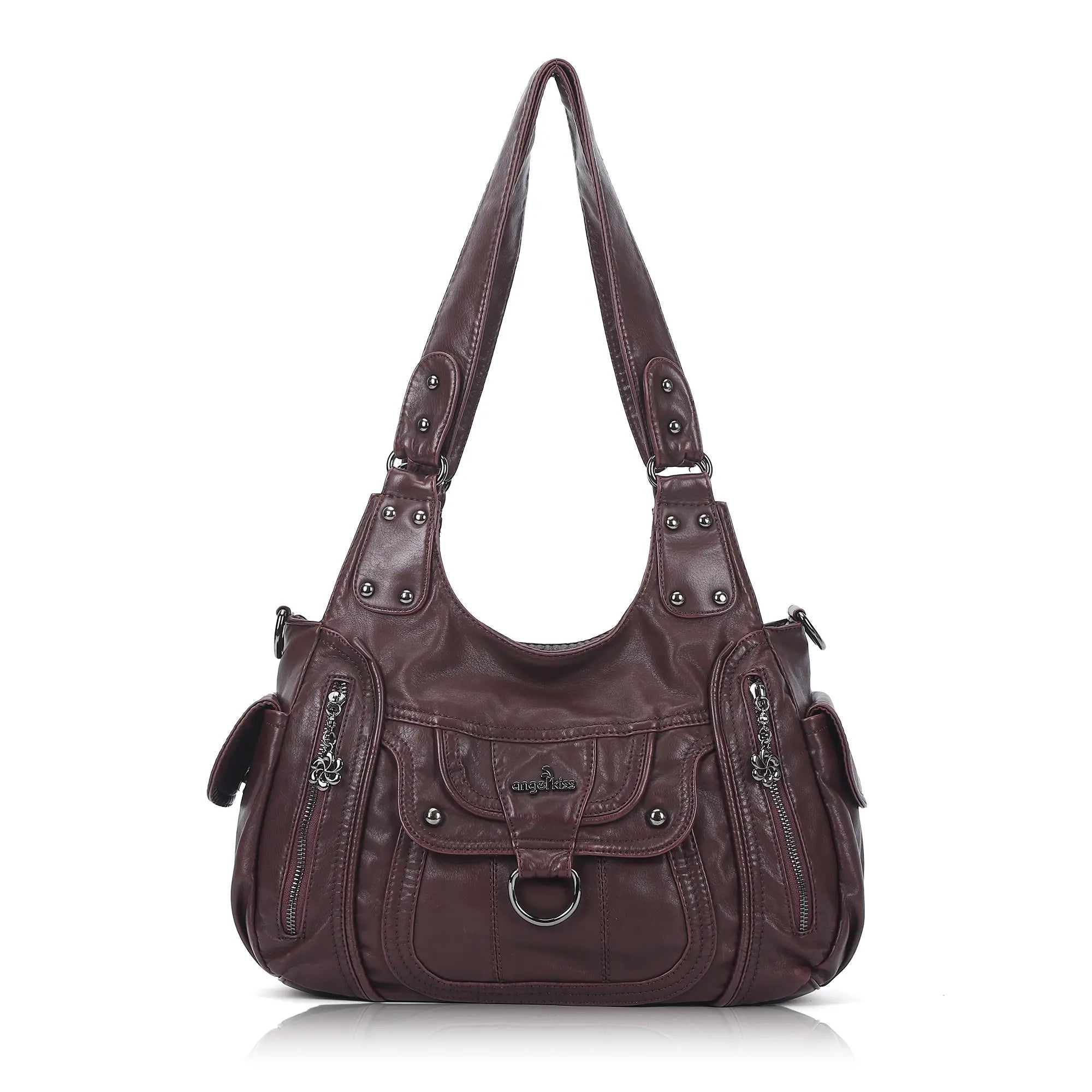 Vintage Slouchy Moto Shoulder Purse