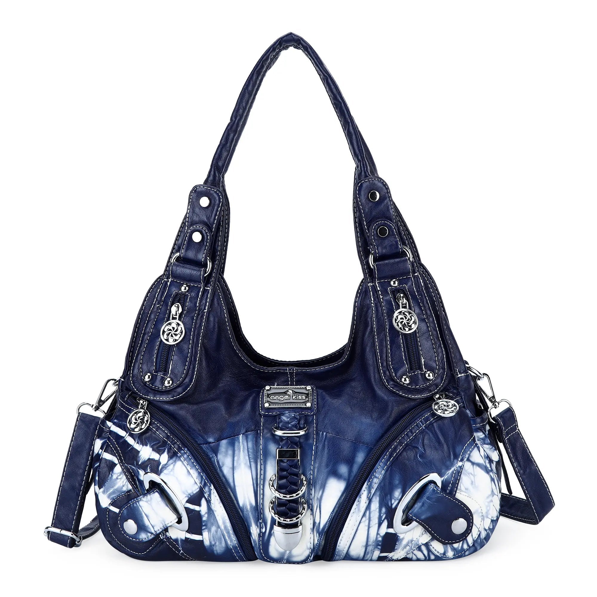 Vintage Studded Hobo Bag