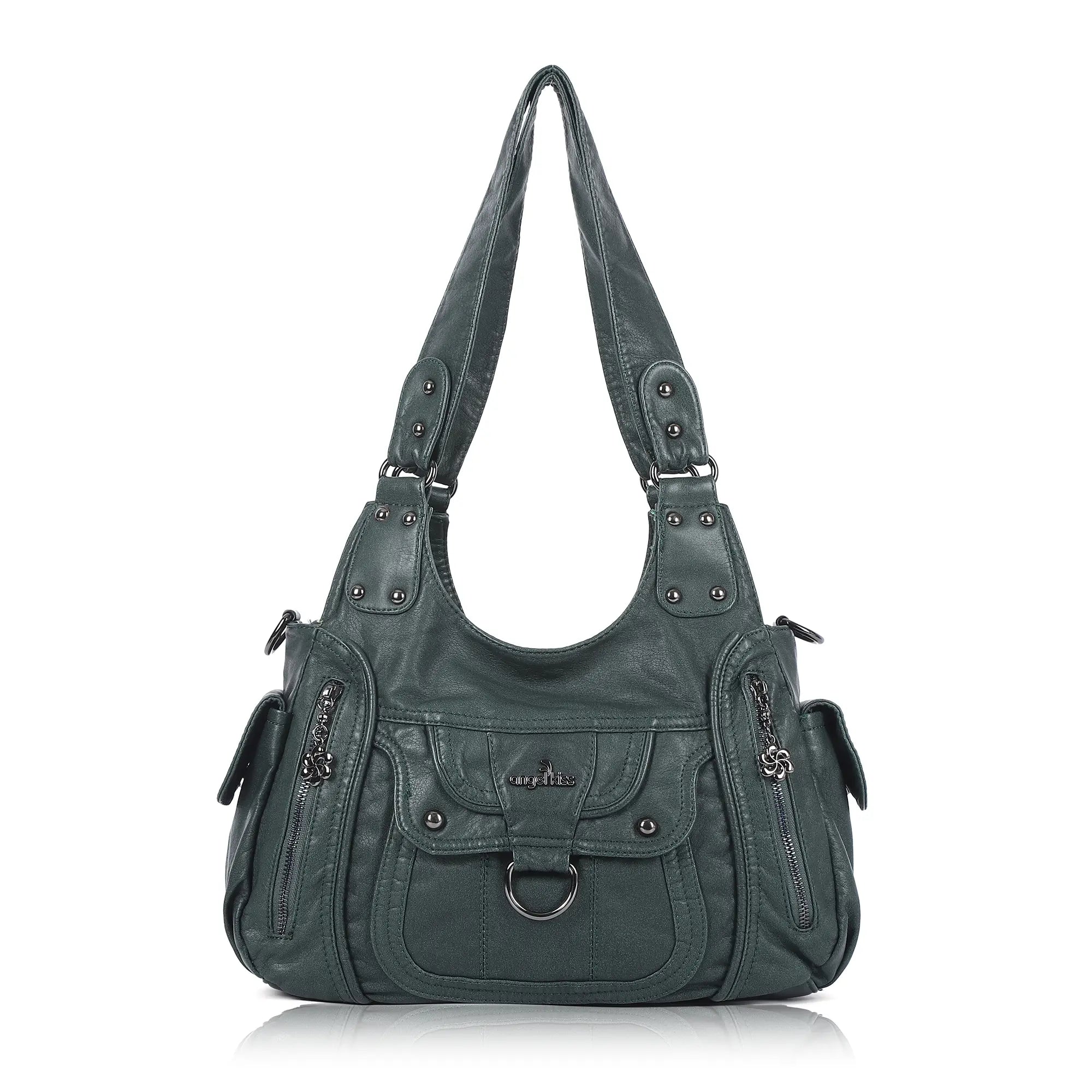 Vintage Slouchy Moto Shoulder Purse