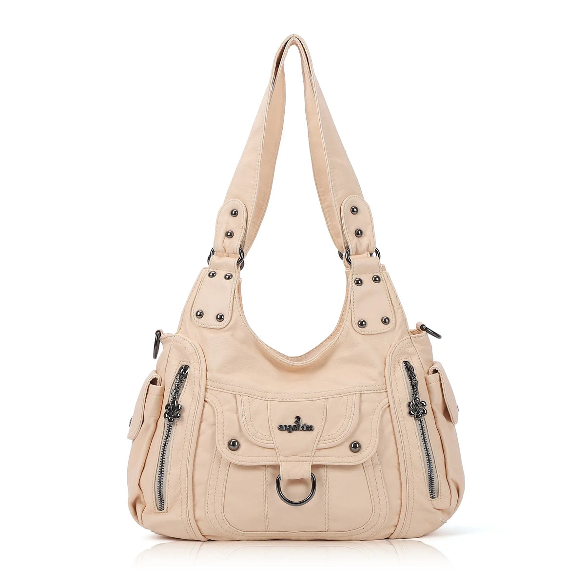 Vintage Slouchy Moto Shoulder Purse