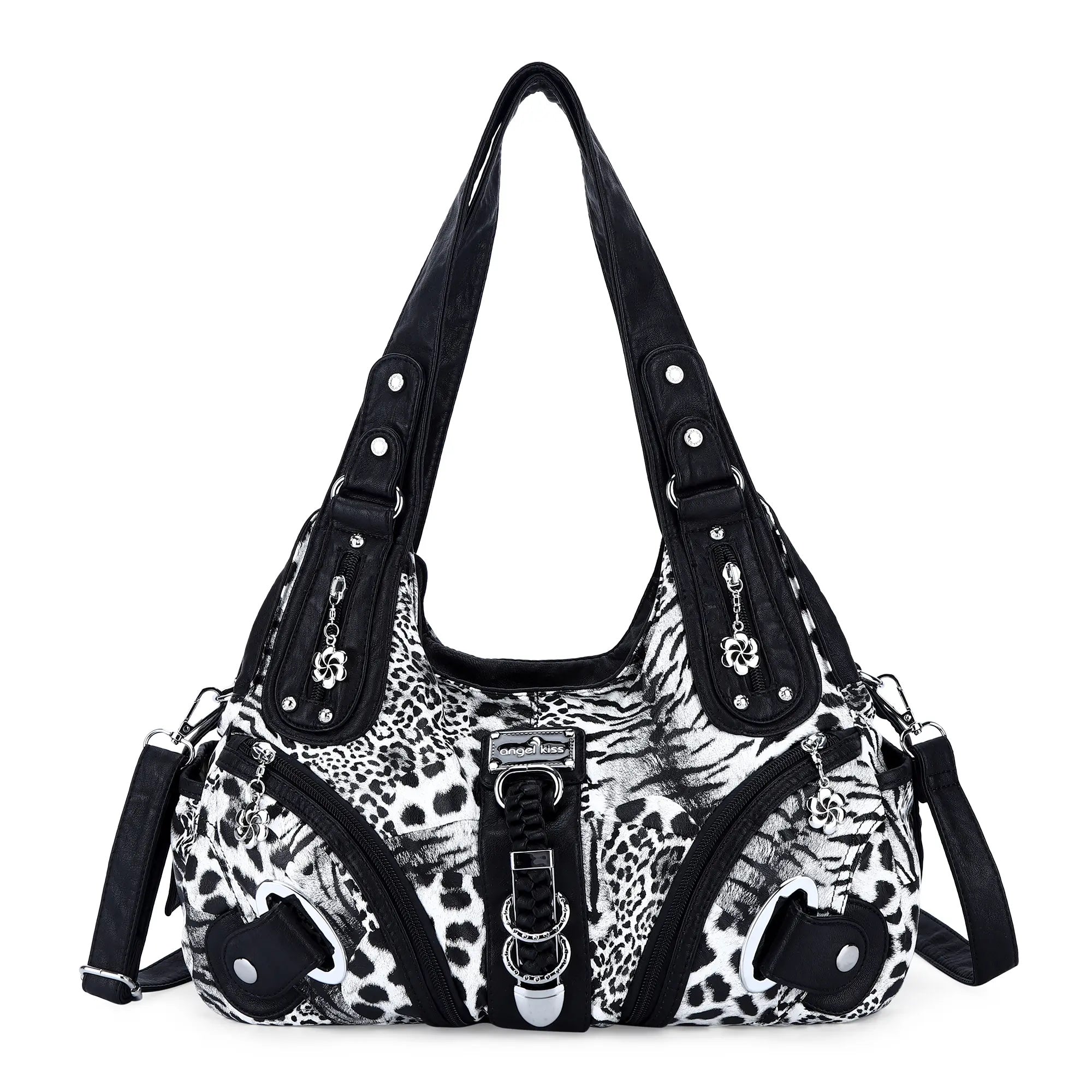 Vintage Studded Hobo Bag
