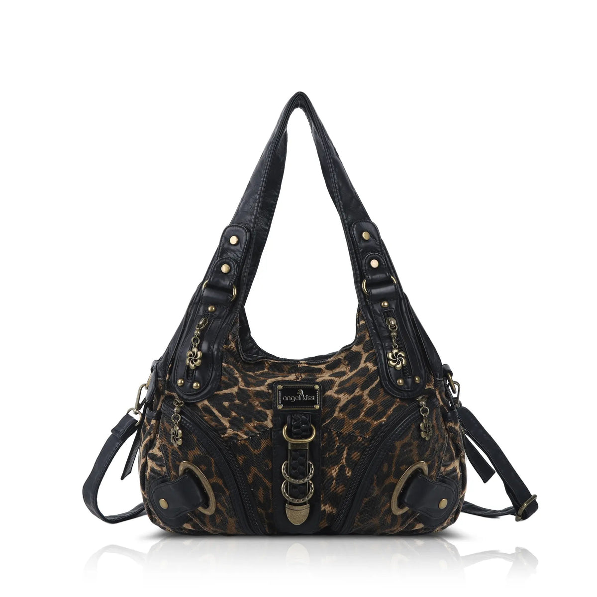 Vintage Studded Hobo Bag