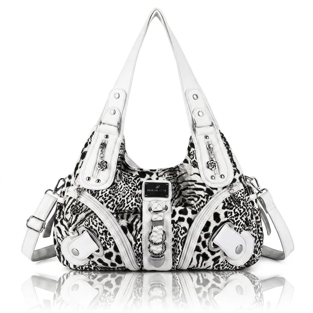 Vintage Studded Hobo Bag