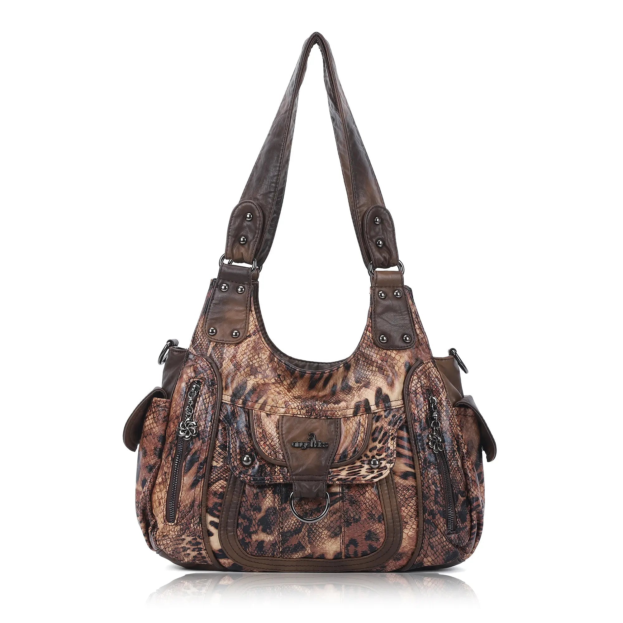Vintage Slouchy Moto Shoulder Purse
