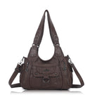 Vintage Slouchy Moto Shoulder Purse