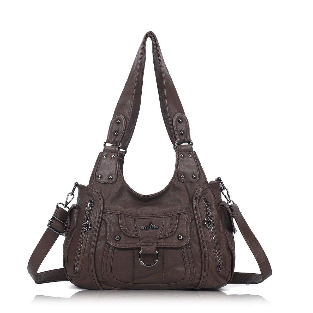 Vintage Slouchy Moto Shoulder Purse