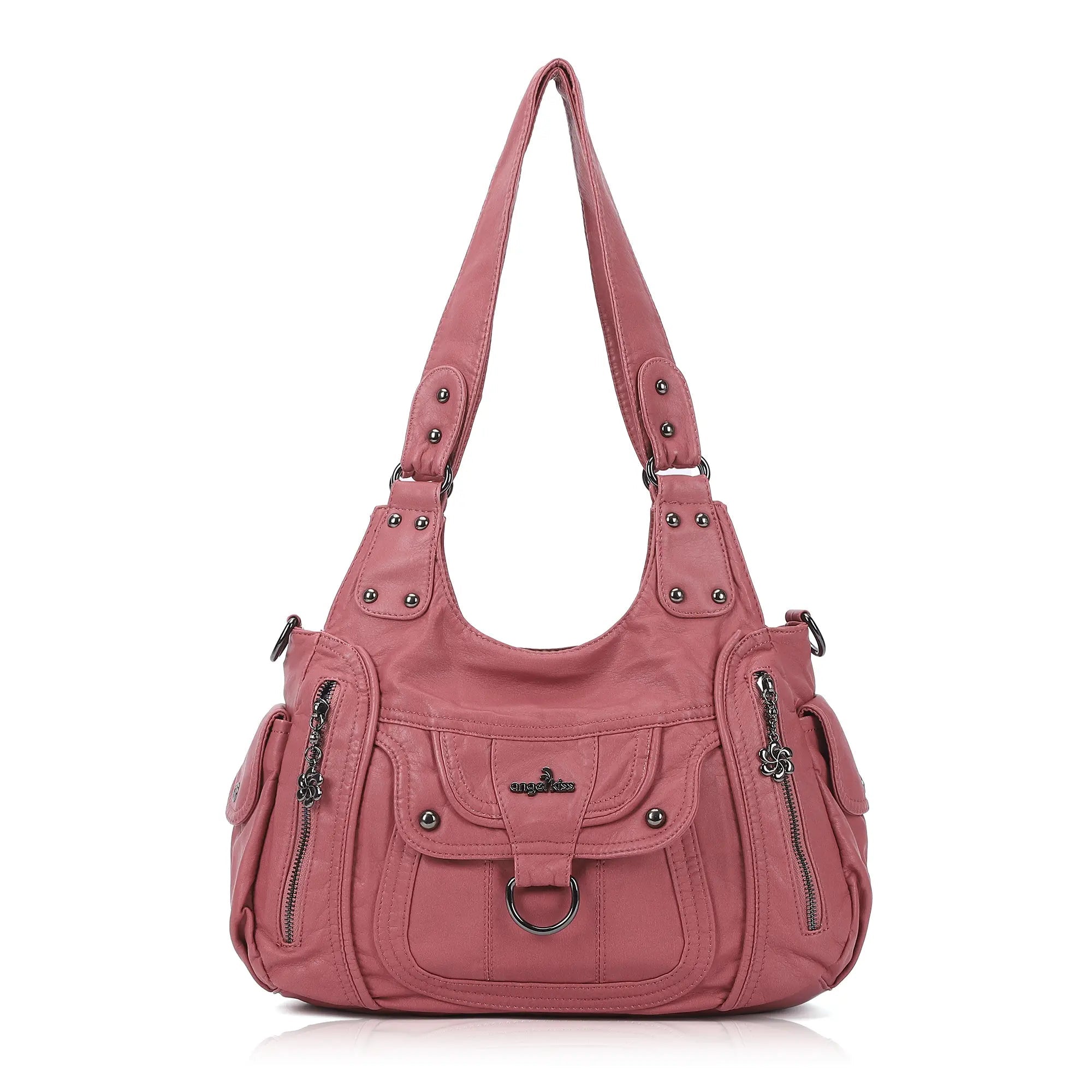 Vintage Slouchy Moto Shoulder Purse