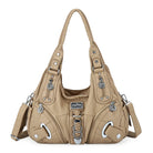 Vintage Studded Hobo Bag
