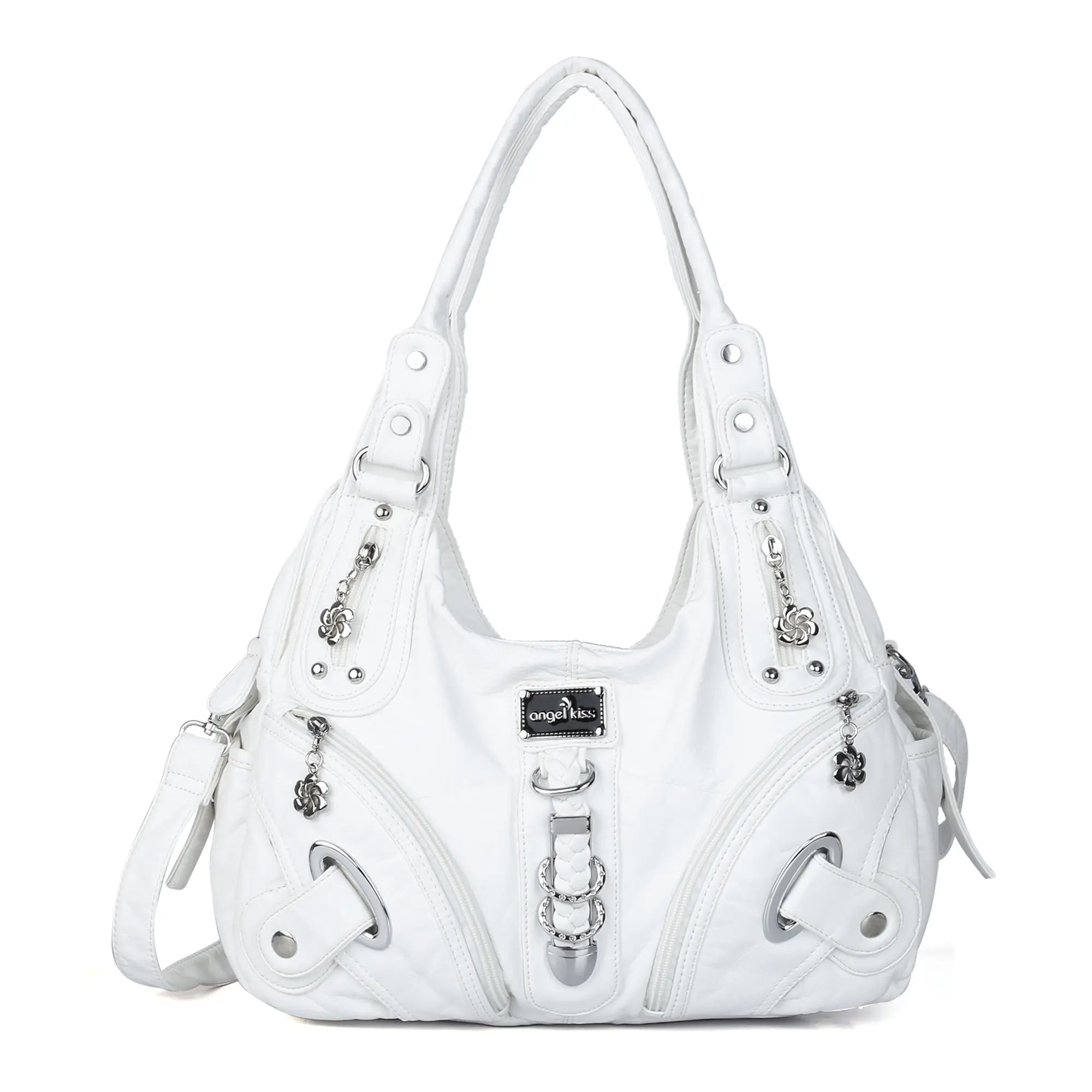 Vintage Studded Hobo Bag