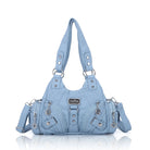 Retro tie-dye adjustable chic shopping tote