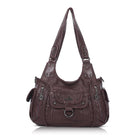 Vintage Slouchy Moto Shoulder Purse