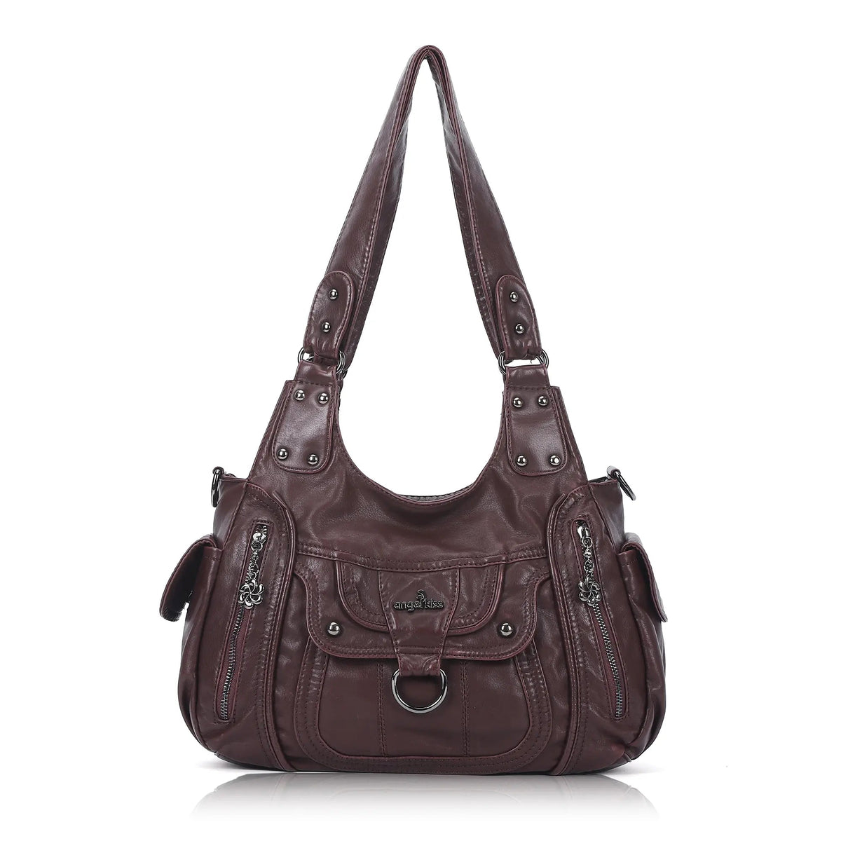 Vintage Slouchy Moto Shoulder Purse