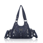 Retro tie-dye adjustable chic shopping tote