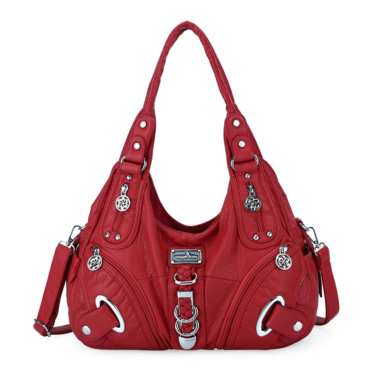 Vintage Studded Hobo Bag