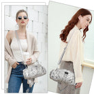 Retro tie-dye adjustable chic shopping tote