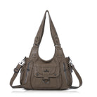 Vintage Slouchy Moto Shoulder Purse