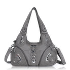 Vintage Studded Hobo Bag