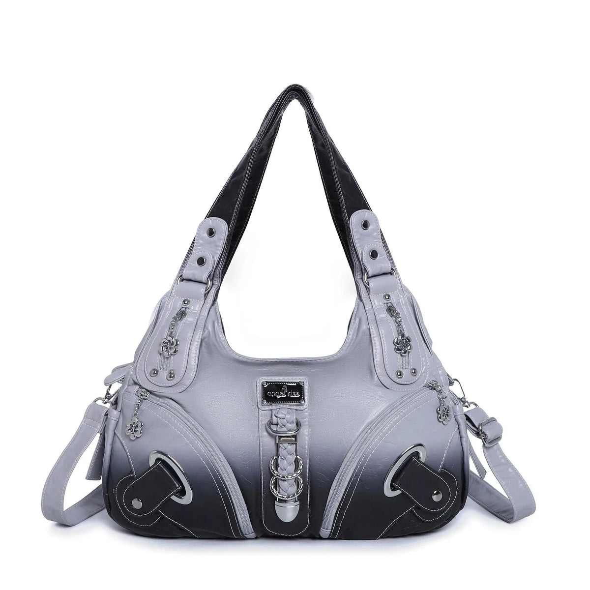 Vintage Studded Hobo Bag