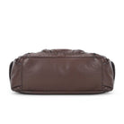 Vegan Leather Shoulder Handbag – Vintage Multi-Pocket Tote Bag