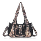 Washed Vintage Multi-Pocket Buckle Shoulder Bag