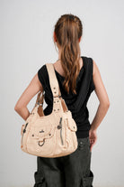 Vintage Slouchy Moto Shoulder Purse