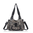 Vintage Slouchy Moto Shoulder Purse