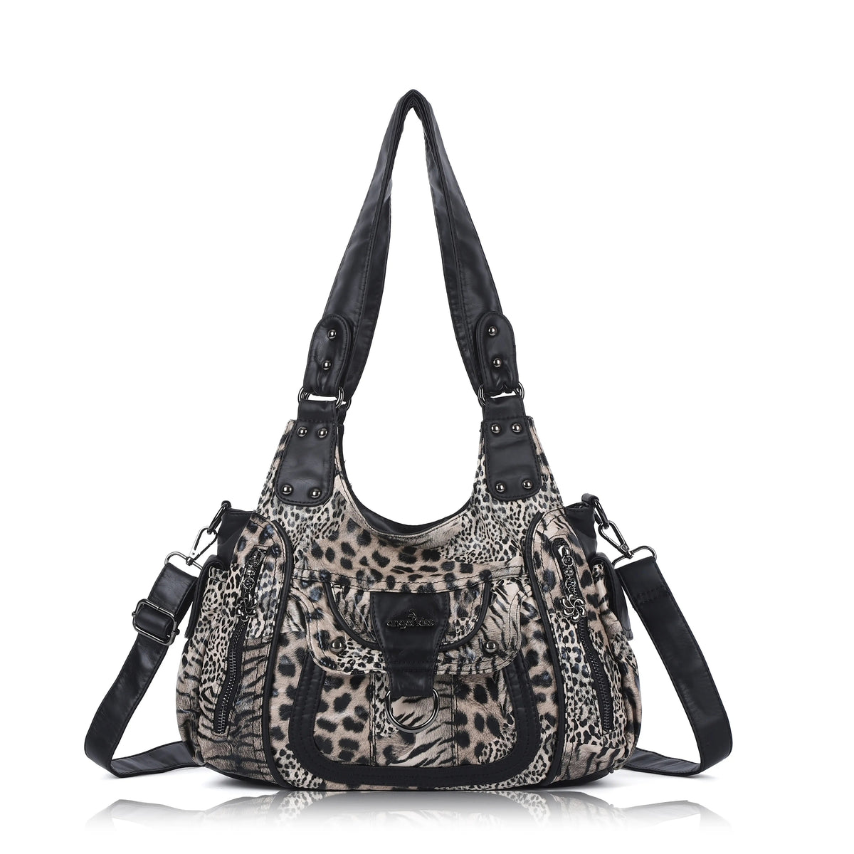 Vintage Slouchy Moto Shoulder Purse