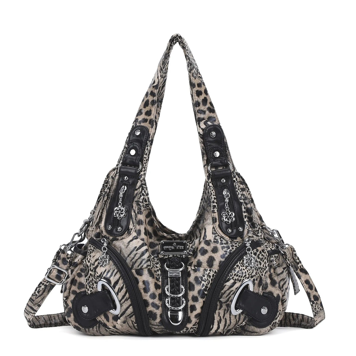 Vintage Studded Hobo Bag