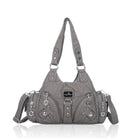 Retro tie-dye adjustable chic shopping tote