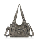 Vintage Slouchy Moto Shoulder Purse