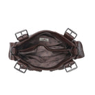 Vintage Y2K Studded Multi-Pocket Semi-Soft Tote Shoulder Bag
