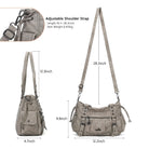 Vintage Studded Vegan Leather Everyday Bag | Custom Hardware