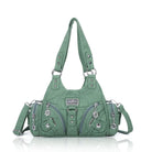 Retro tie-dye adjustable chic shopping tote