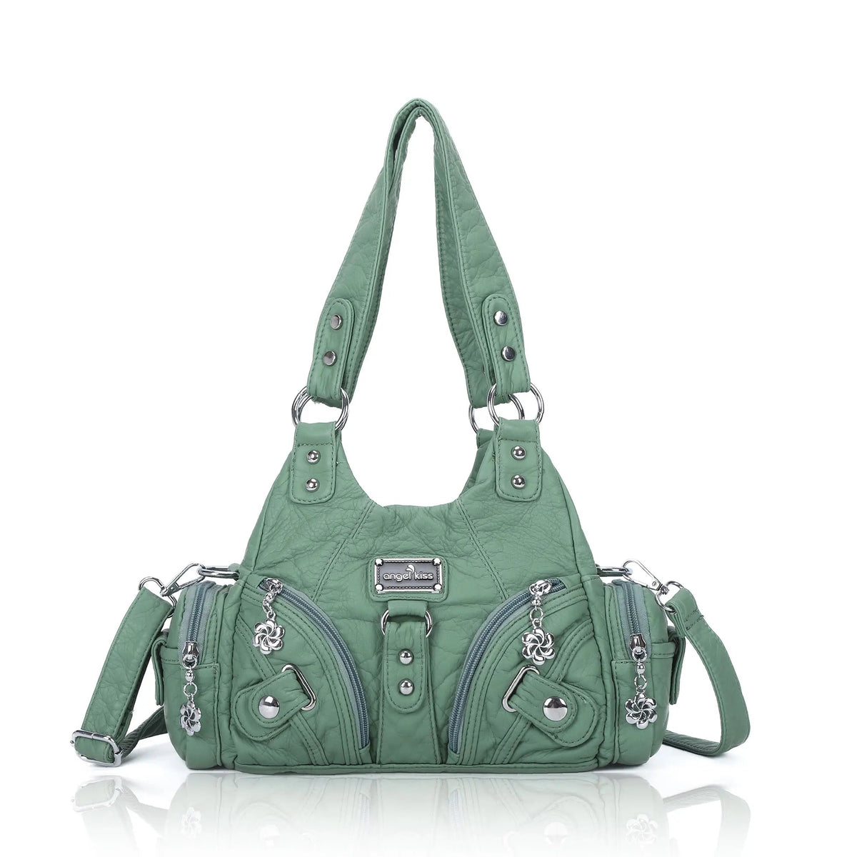 Retro tie-dye adjustable chic shopping tote