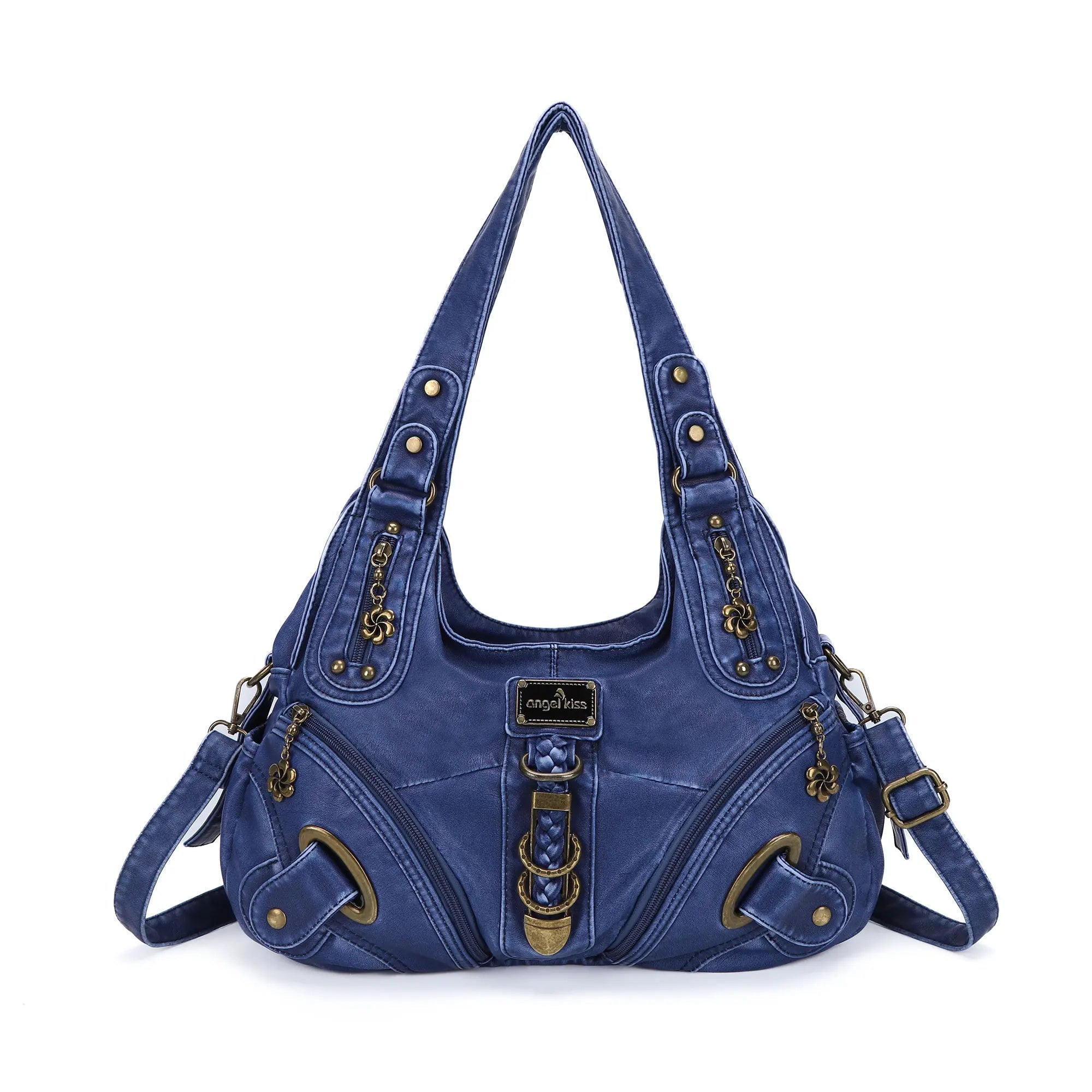 Vintage Studded Hobo Bag