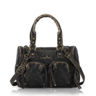 Lightweight Everyday Rivet Top Handle Satchel Crossbody Bag