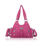 Retro tie-dye adjustable chic shopping tote
