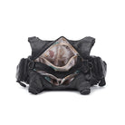 Retro Utility Multi-Pocket Satchel Shoulder-Crossbody Bag