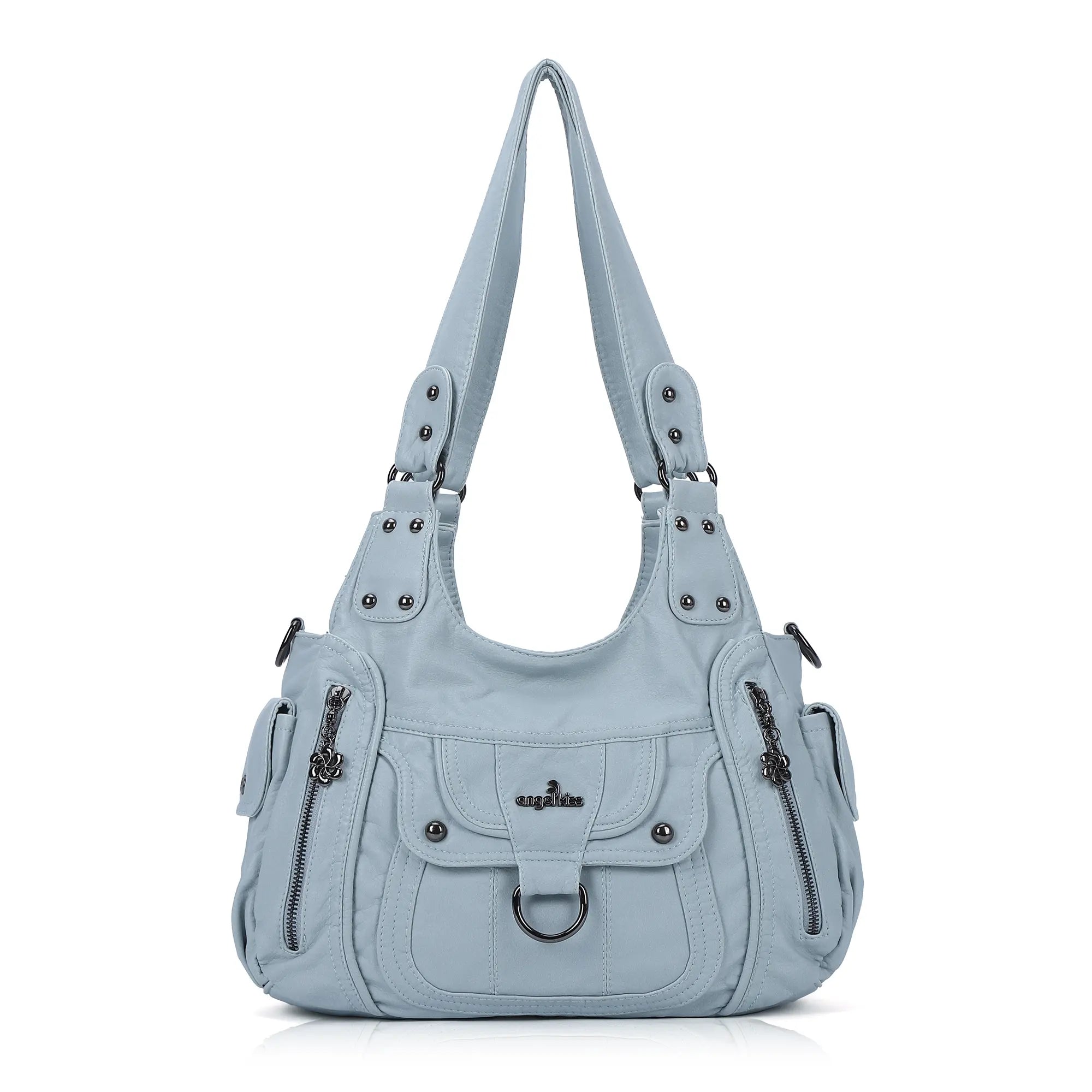 Vintage Slouchy Moto Shoulder Purse