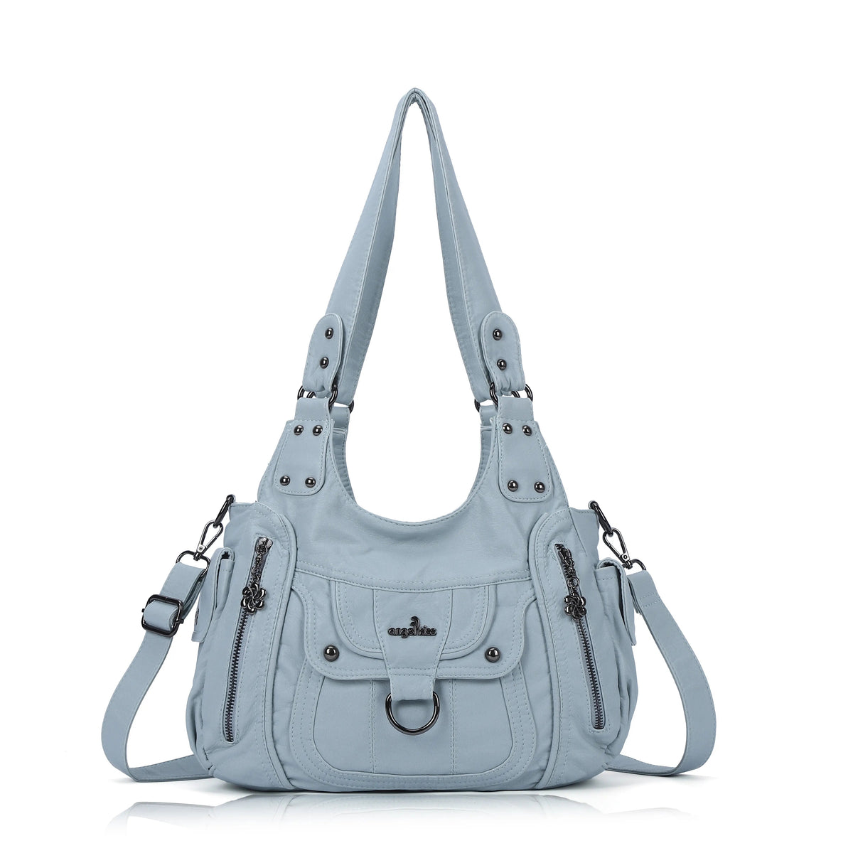 Vintage Slouchy Moto Shoulder Purse