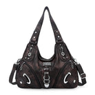 Vintage Studded Hobo Bag