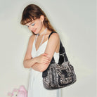 Vintage Slouchy Moto Shoulder Purse