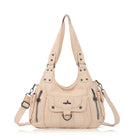 Vintage Slouchy Moto Shoulder Purse