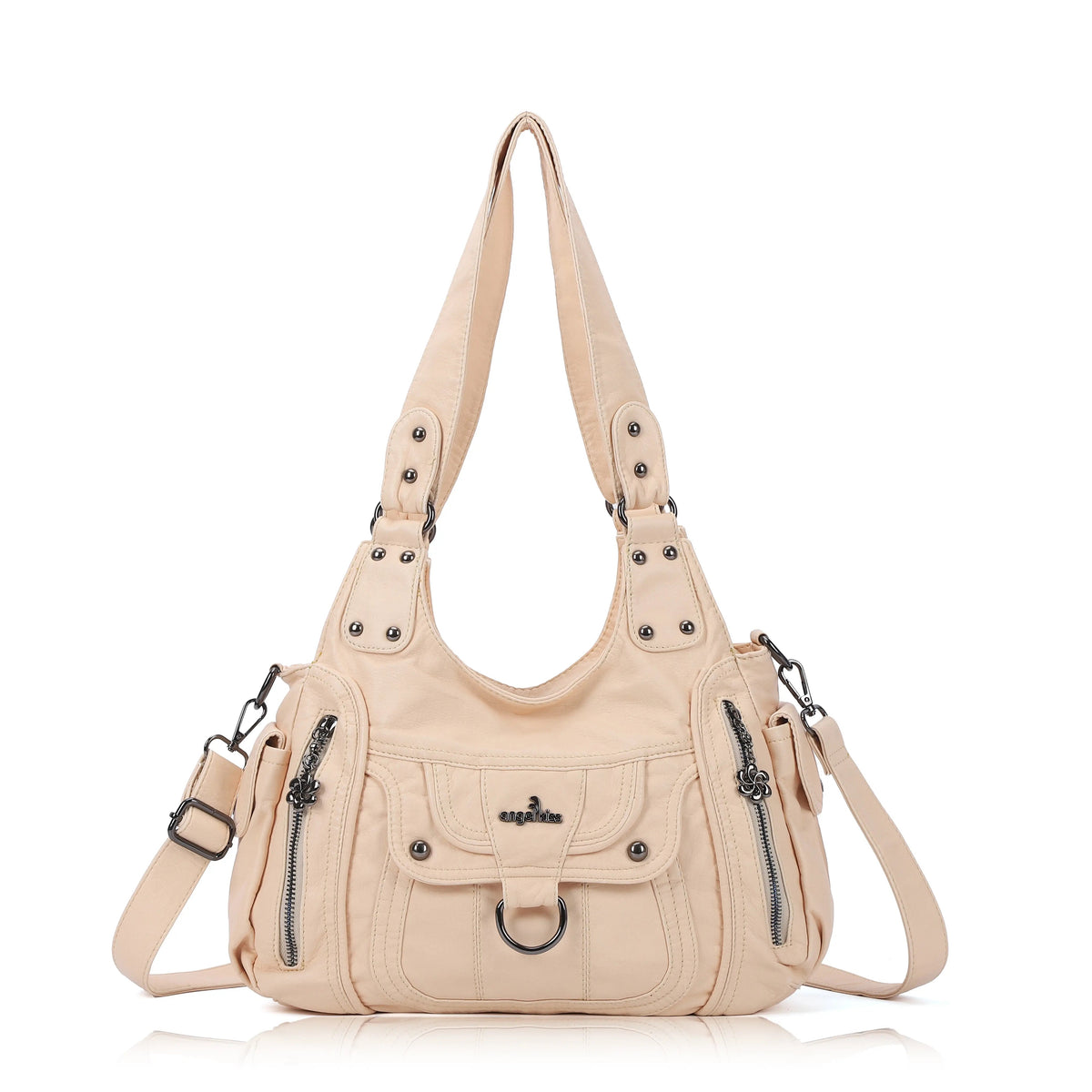 Vintage Slouchy Moto Shoulder Purse