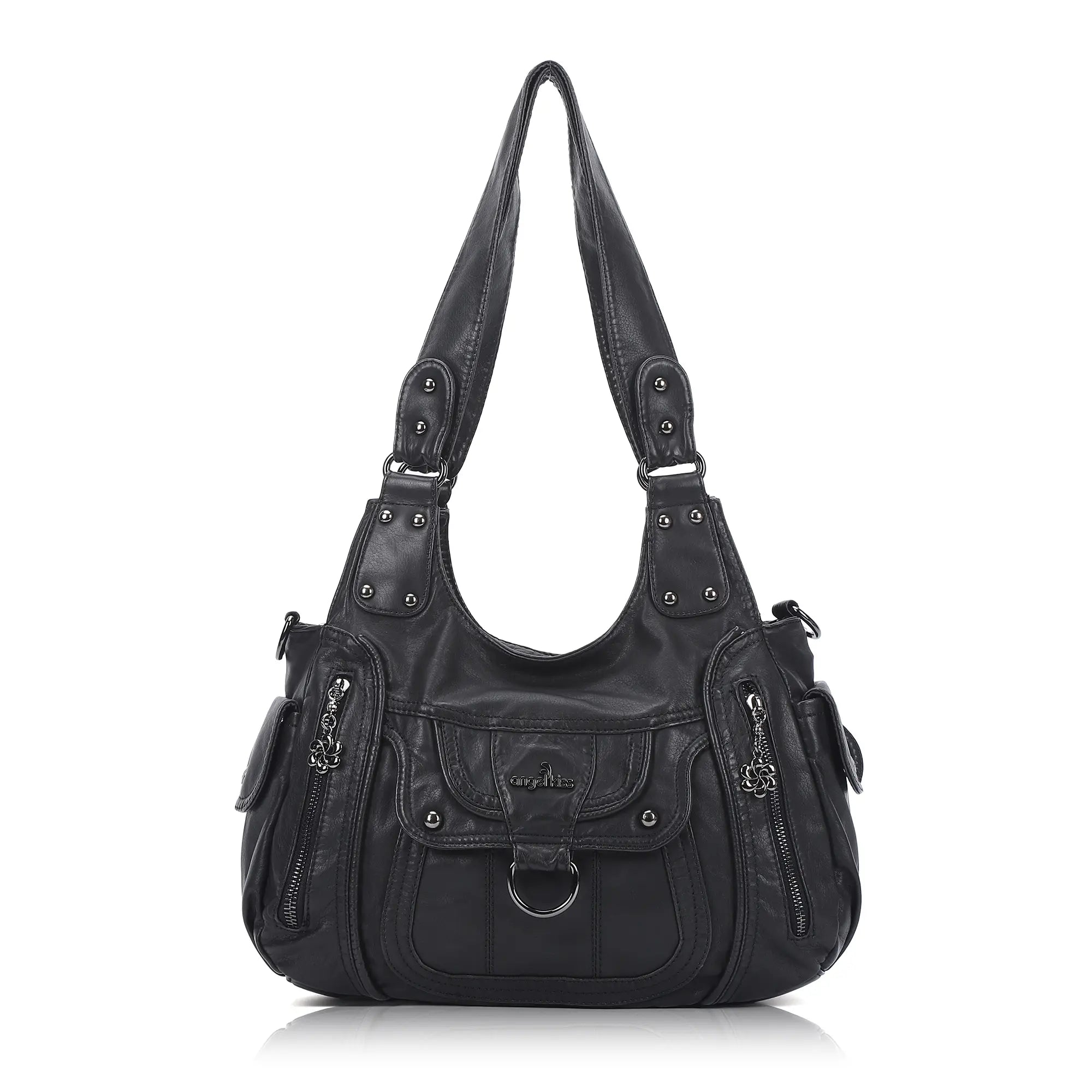 Vintage Slouchy Moto Shoulder Purse