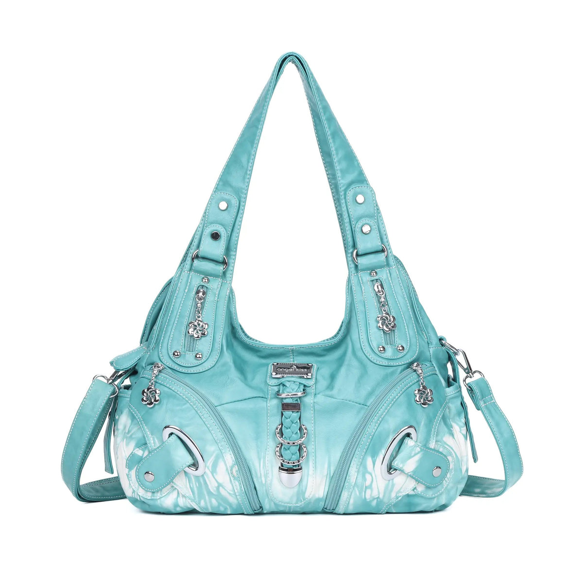 Vintage Studded Hobo Bag